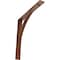 Ekena Millwork Morris Steel Bracket, Hammered Copper 3"W x 24"D x 24"H BKTM03X24X24MOHCO - alternate 1